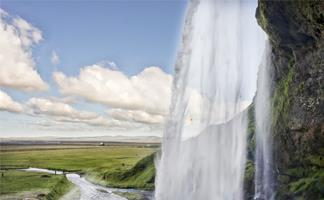 Seljalandsfoss waterfall, South Iceland